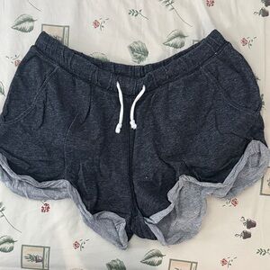 Women's Black Drawstring Shorts